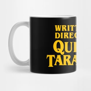 Written and Directed by Quentin Tarantino Orange - Pulp Fiction Mug